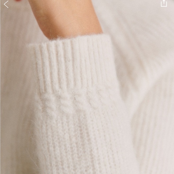 Sezane Cream Sweater - Picture 3 of 9